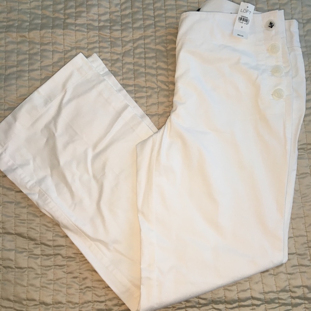 NWT white sailor trouser perfect for boating